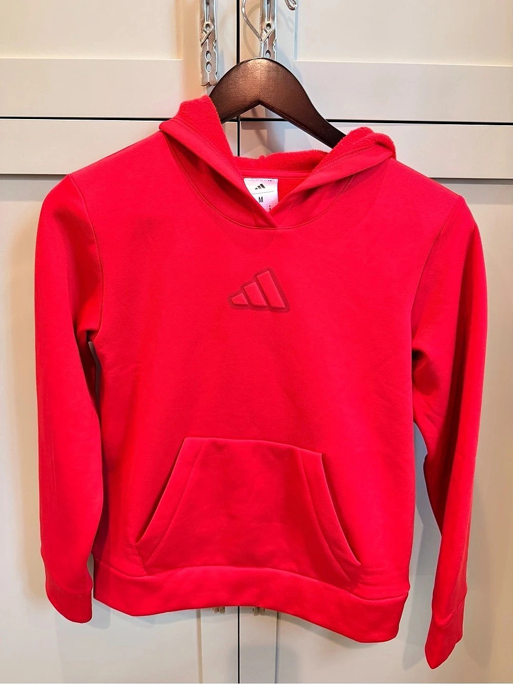 adidas Red Hoodie Size kids Medium